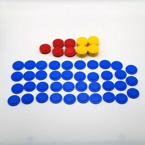 Plastic Stackable Gram Weights Set 48 Piece Math Science Classroom